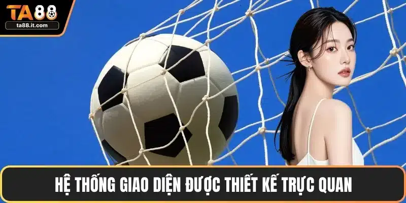 Hệ thống giao diện được thiết kế trực quan